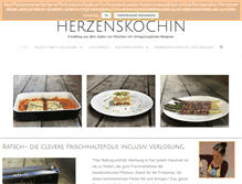 Tablet Screenshot of herzenskoechin.com